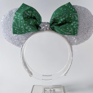 White and Green Holiday Ears